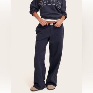 Parke X Target- women’s high rise boxer sweatpants - navy blue - size L - NWT